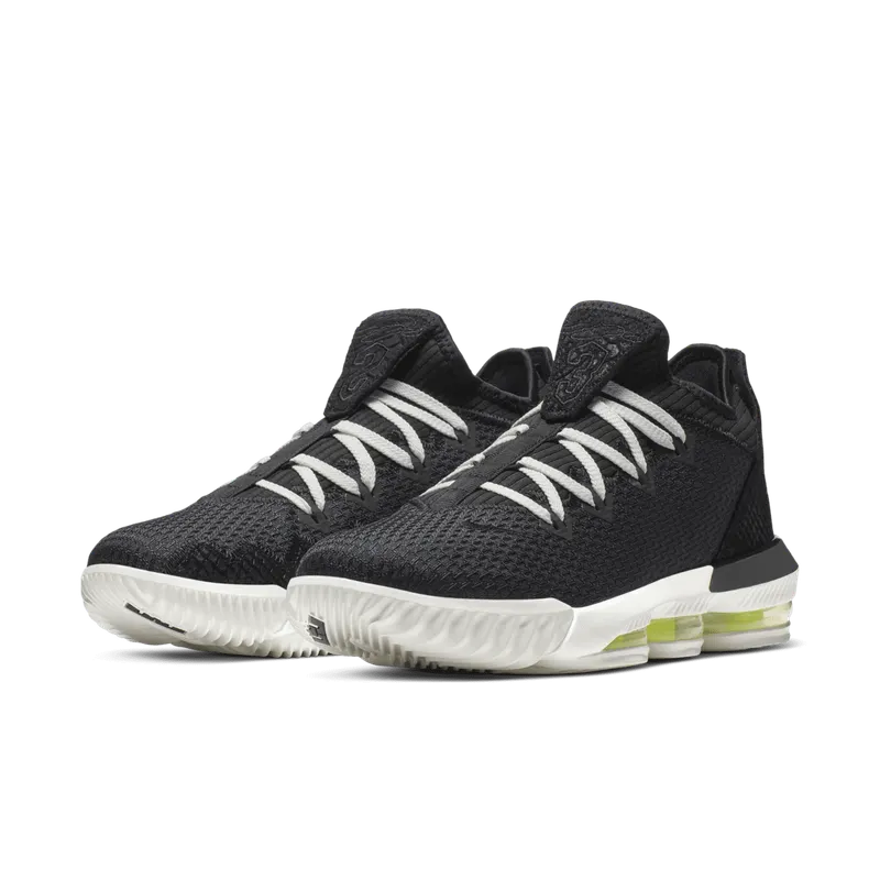 Nike LeBron 16 Low Black Volt Glow Black/Black-Summit White-Volt Glow (CI2668-004)