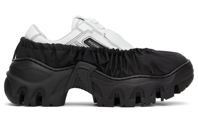 Rombaut SSENSE Exclusive Black & White Boccaccio II Sneakers (PTSEA290FEL)