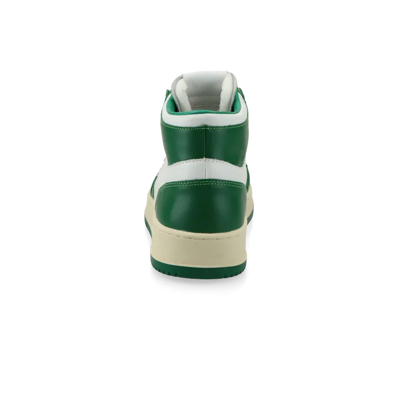 Autry Medalist Mid (White / Green) – AUMMWB03