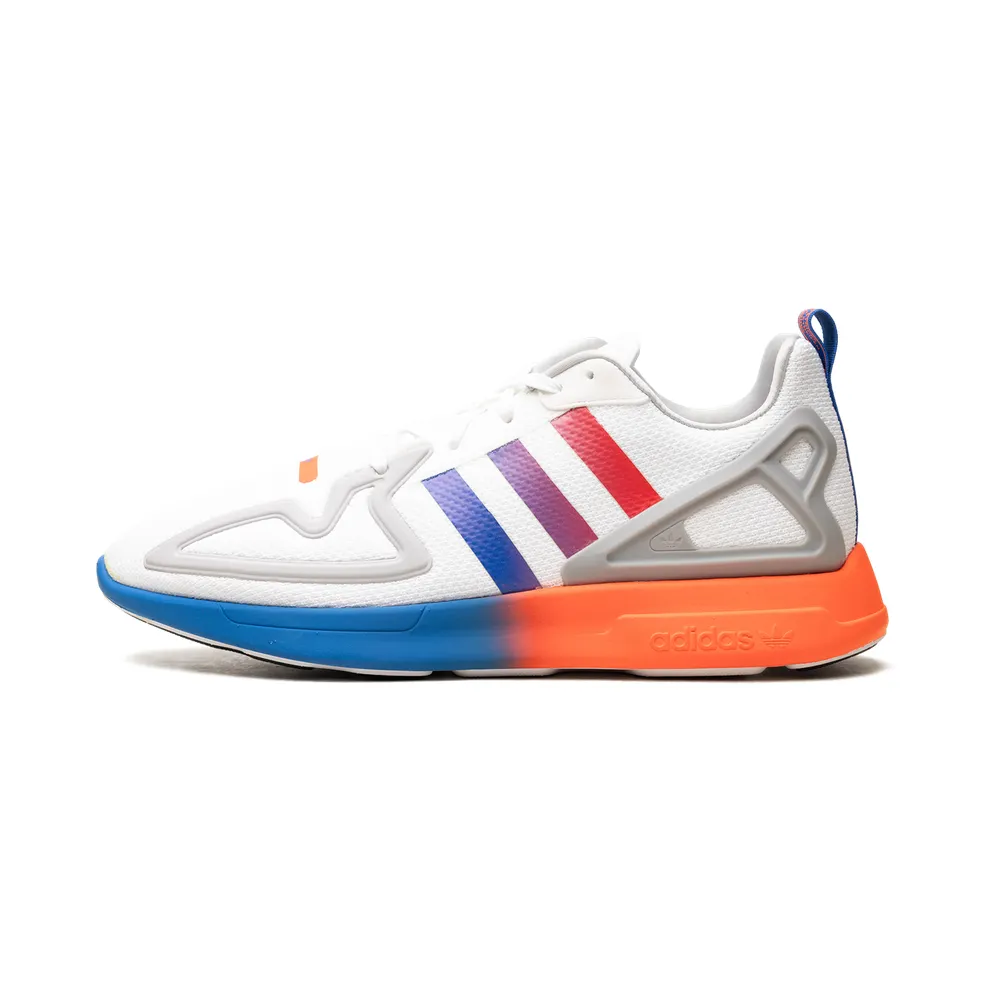 adidas ZX 2K Flux Schuh Cloud White / Core Black / Blue (FX2044)