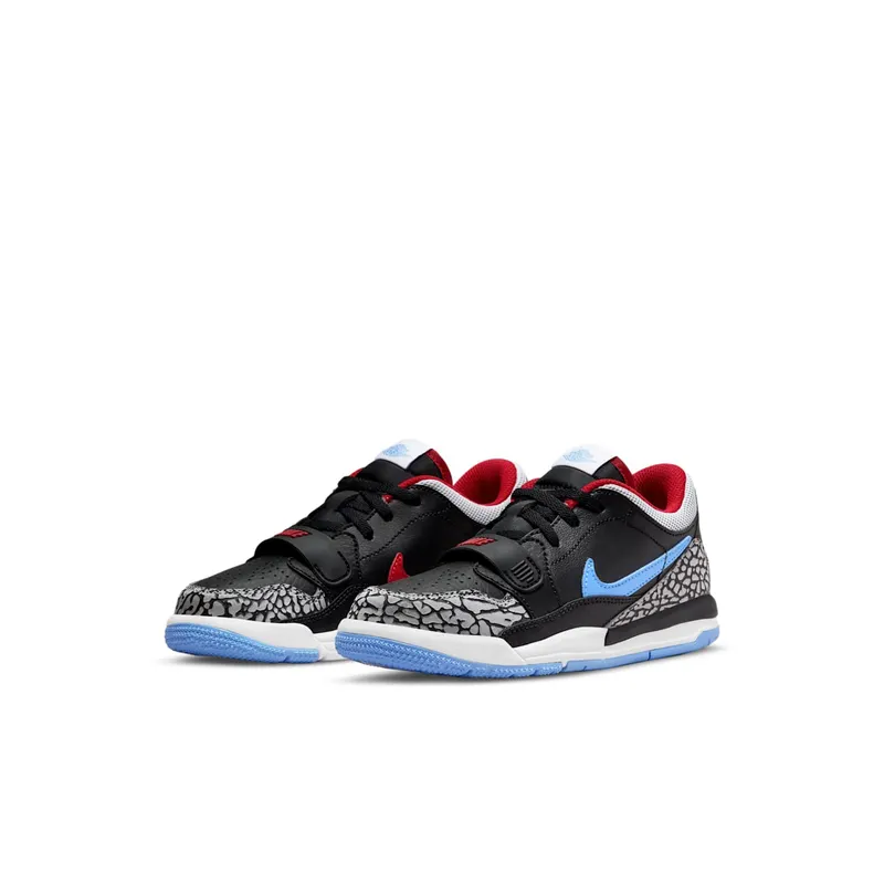 Jordan Legacy 312 Low Black Valor Blue University Red Wolf Grey (CD9055-004)