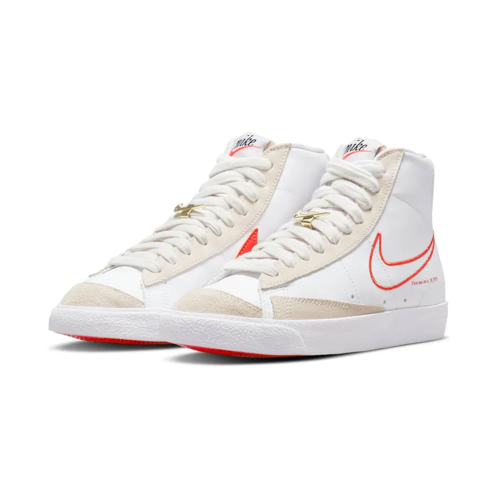 Nike Blazer Mid 77 First Use – “White / Orange / Summit White” (DH6757-100)
