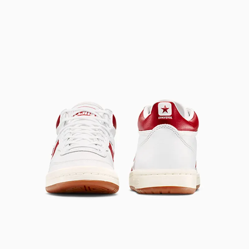 Converse Fastbreak Pro Leather Mid Metallic White Red (A11938C)