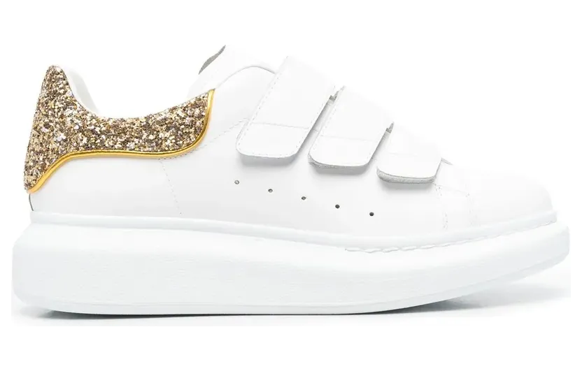 Alexander McQueen Sneakers mit Klettverschluss – Weiß (697106WIBNP)