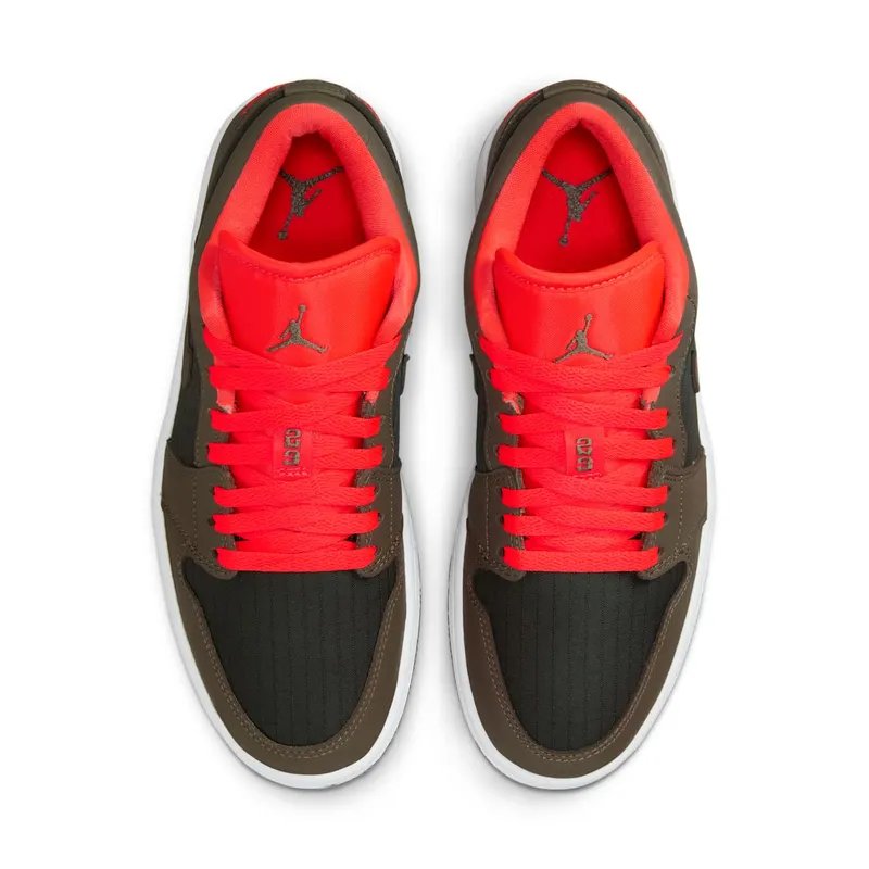 AIR Jordan 1 LO SE “Black / Olive/ Bright Crimson” (DQ6076-002)