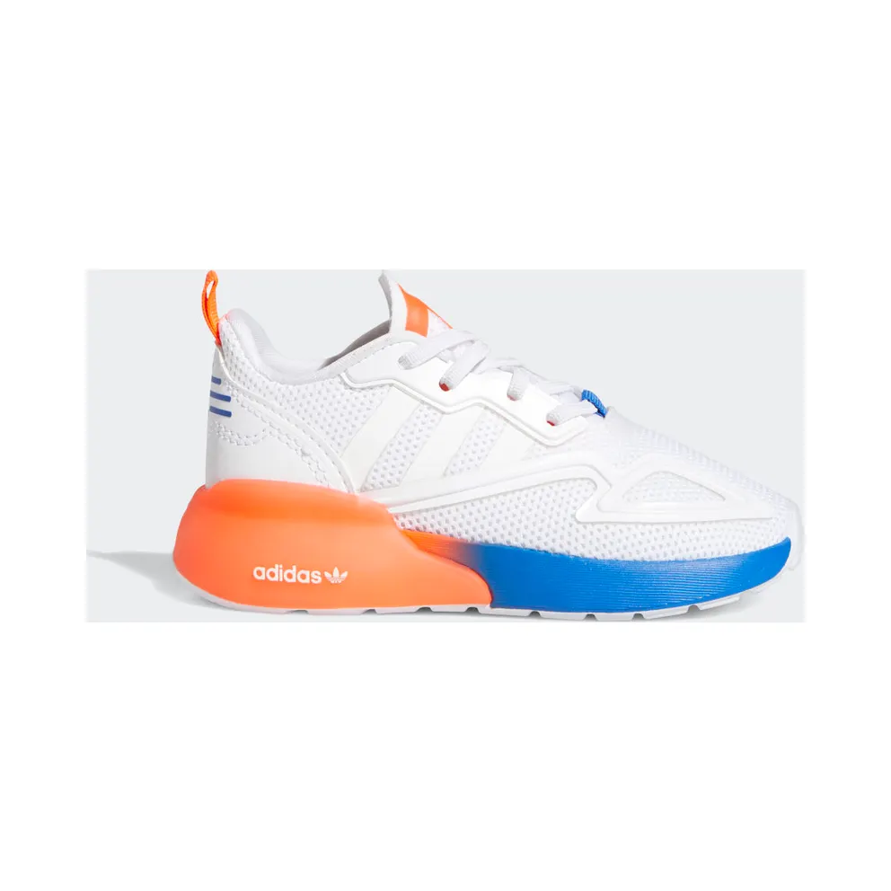 adidas ZX 2K Schuh Cloud White / Solar Red / Blue (FX9534)