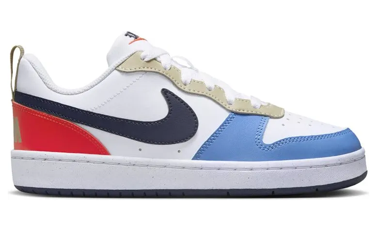 Nike Court Borough Low Recraft White Light Crimson Blue Beyond Thunder Blue (DV5456-124)