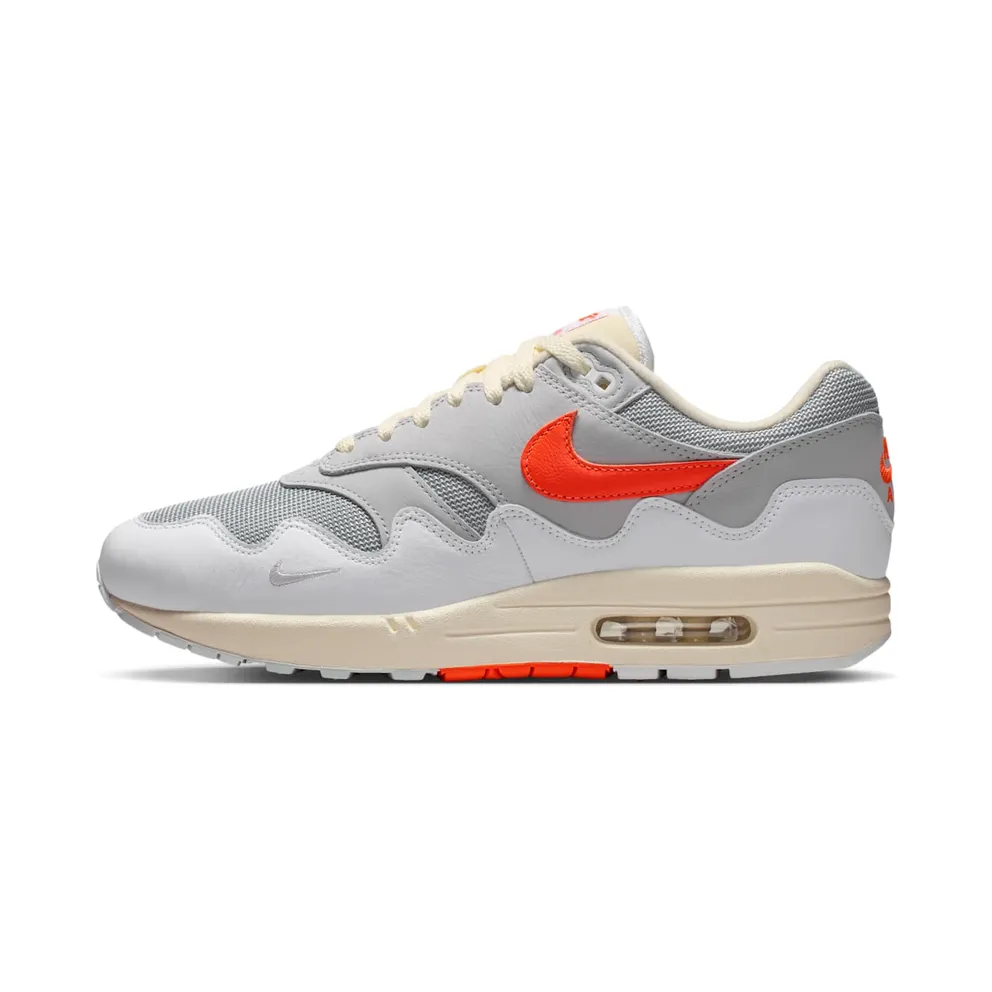 Nike Air Max 1 “Patta Waves White Hyper Crimson (With Bracelet)” (II7055-100)