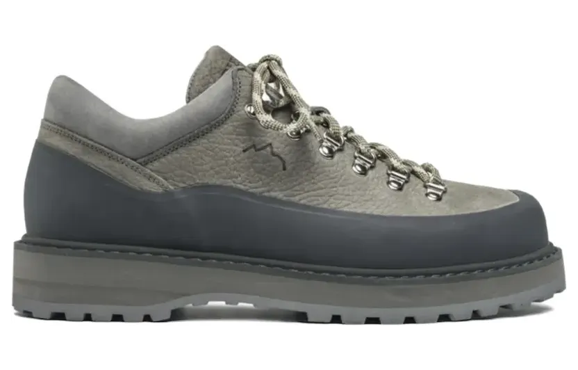 Diemme Cornaro leren sneakers – Grijs (DI26SPCOMF03L011GRY)