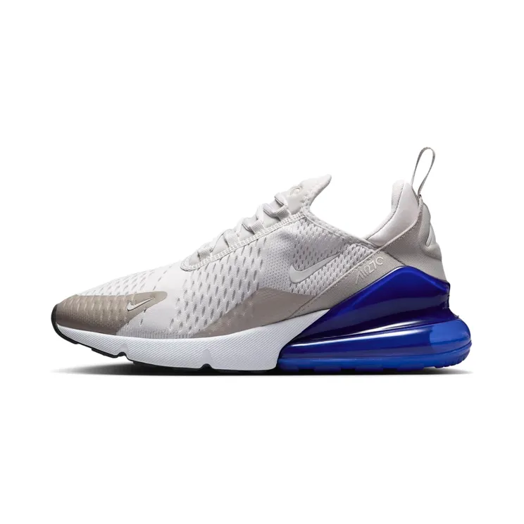 Nike Air Max 270 White Royal “Vast Grey / College Grey / Racer Blue / Summit White” (AH8050-031)