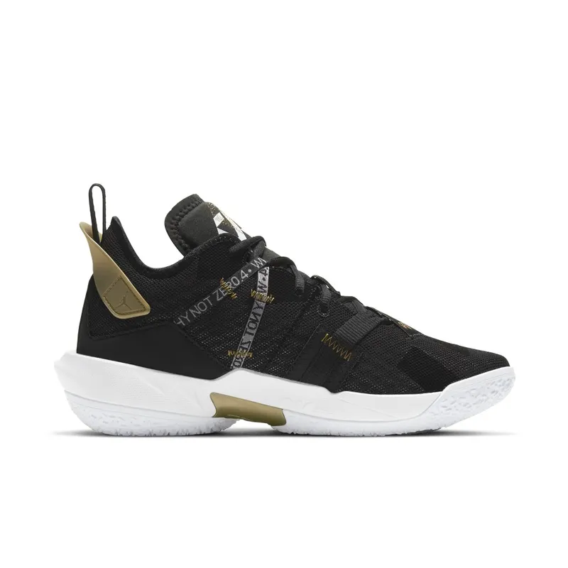 Jordan Why Not Zer0.4 PF ‘Family’ Black/White/Metallic Gold (CQ4231-001)