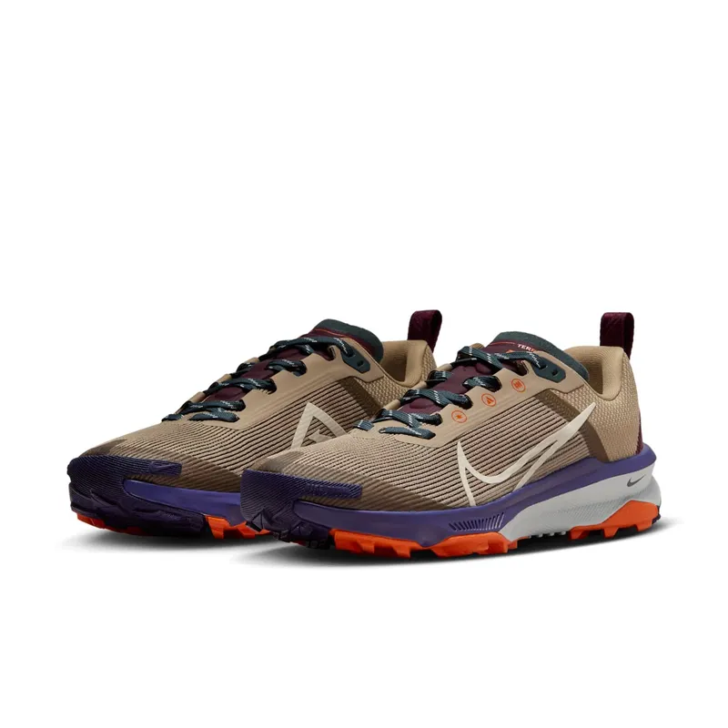Nike React Terra Kiger 9 Khaki Deep Jungle Safety Orange Sea Glass (DR2694-200)