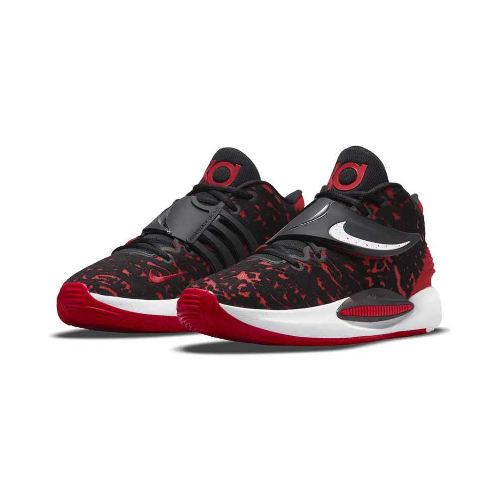 Nike KD14 “Black / White / University Red” (CW3935-006)