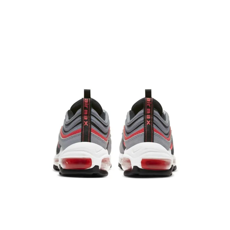 Nike Air Max 97 Wolf Grey Radiant Red (GS) Wolf Grey/Radiant Red-Black-White (921522-025)