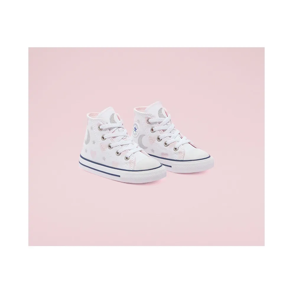 Converse My Wish Chuck Taylor All Star High Top White/pink/silver (771093C)