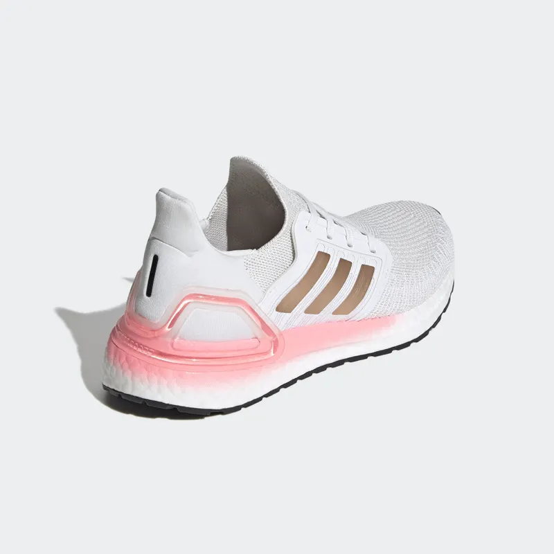 adidas Ultra Boost 20 White Copper Flash Red (W) Crystal White/Copper Metallic/Light Flash Red (EG0724)