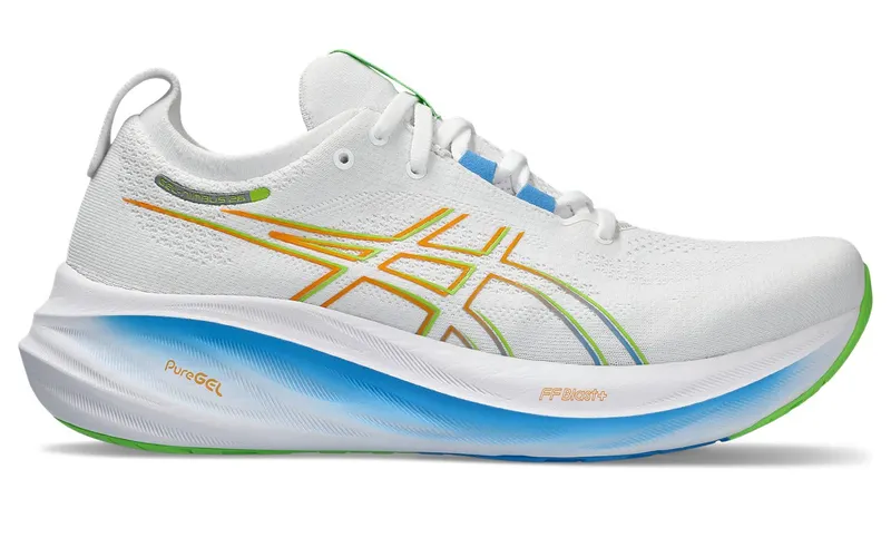 ASICS Gel-Nimbus 26 White Waterscape Lime (1011B794-100)