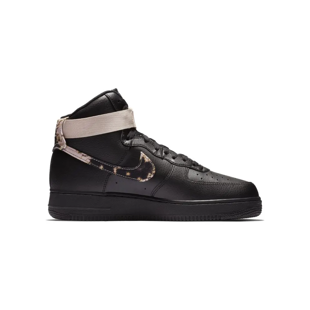 Nike Air Force 1 High Acid Wash Pack Black Black/White-Particle Beige (AR1954-002)