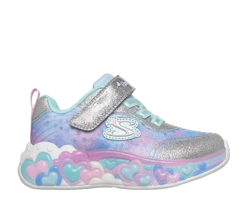 Skechers S-Lights: Eternal Heart Lights Silver (302696NSMLT)