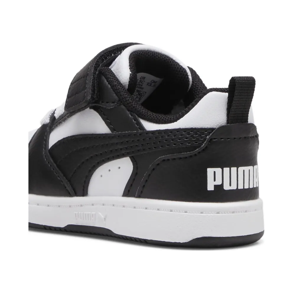 Puma Rebound v6 Lo “Puma White / Puma Black” (397420_01)