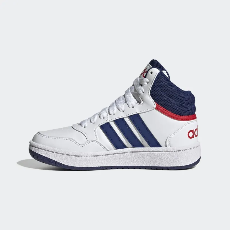 Adidas Hoops Mid Cloud White / Victory Blue / Better Scarlet (GZ9647)