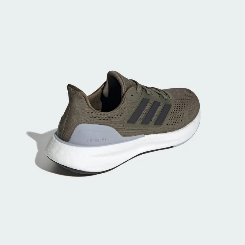 adidas Pureboost 23 Olive Strata Core Black Halo Silver (IF1548)