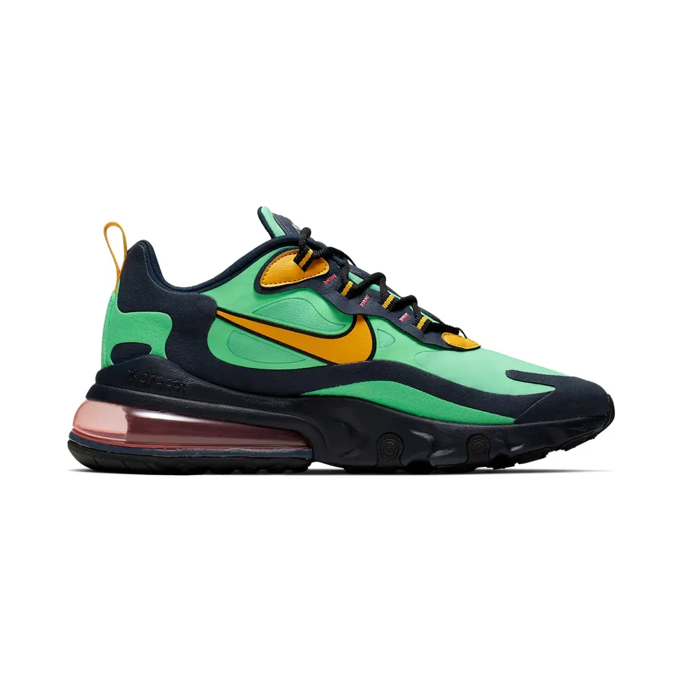 Nike Air Max 270 React Electro Green Yellow Ochre Obsidian Electro Green/Yellow Ochre-Obsidian (AO4971-300)