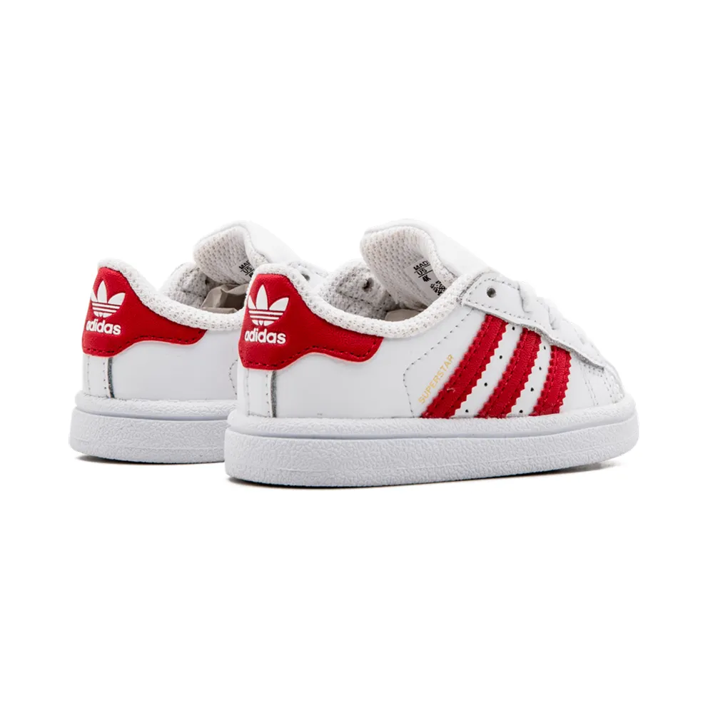 Nike Superstar I “WHITE RED” (B72954)