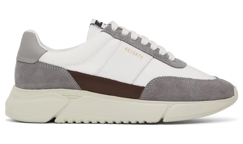 Axel Arigato SSENSE Exclusive White & Gray Genesis Vintage Runner Sneakers (F0084067)