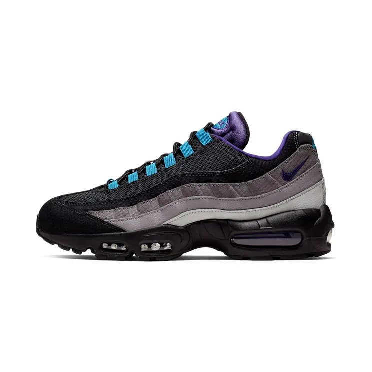 Nike Air Max 95 “Black / Teal Nebula / Thunder Grey / Court Purple” (AO2450-002)