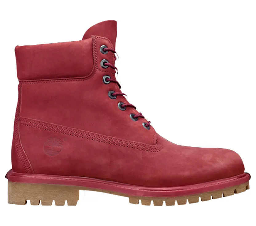 Timberland 6″ Pomegranate Burgundy Nubuck