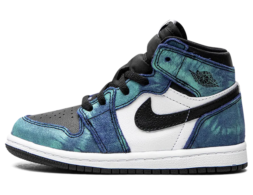 Air Jordan 1 Retro High OG TD ‘Tie-Dye’ White/Black/Aurora Green (CU0450-100)