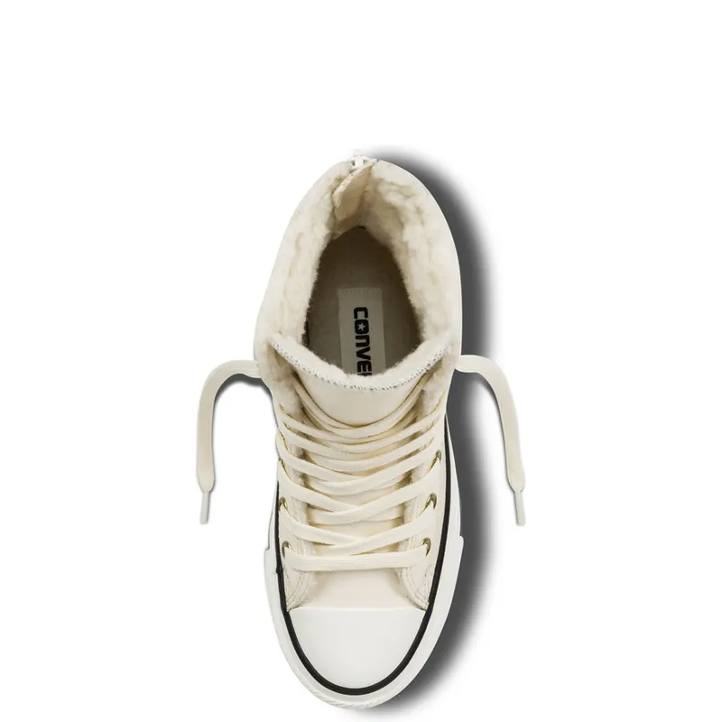 Converse Ctas Hi-Rise Boot X-Hi Parchment Parchment/Black-Egret (653389C)