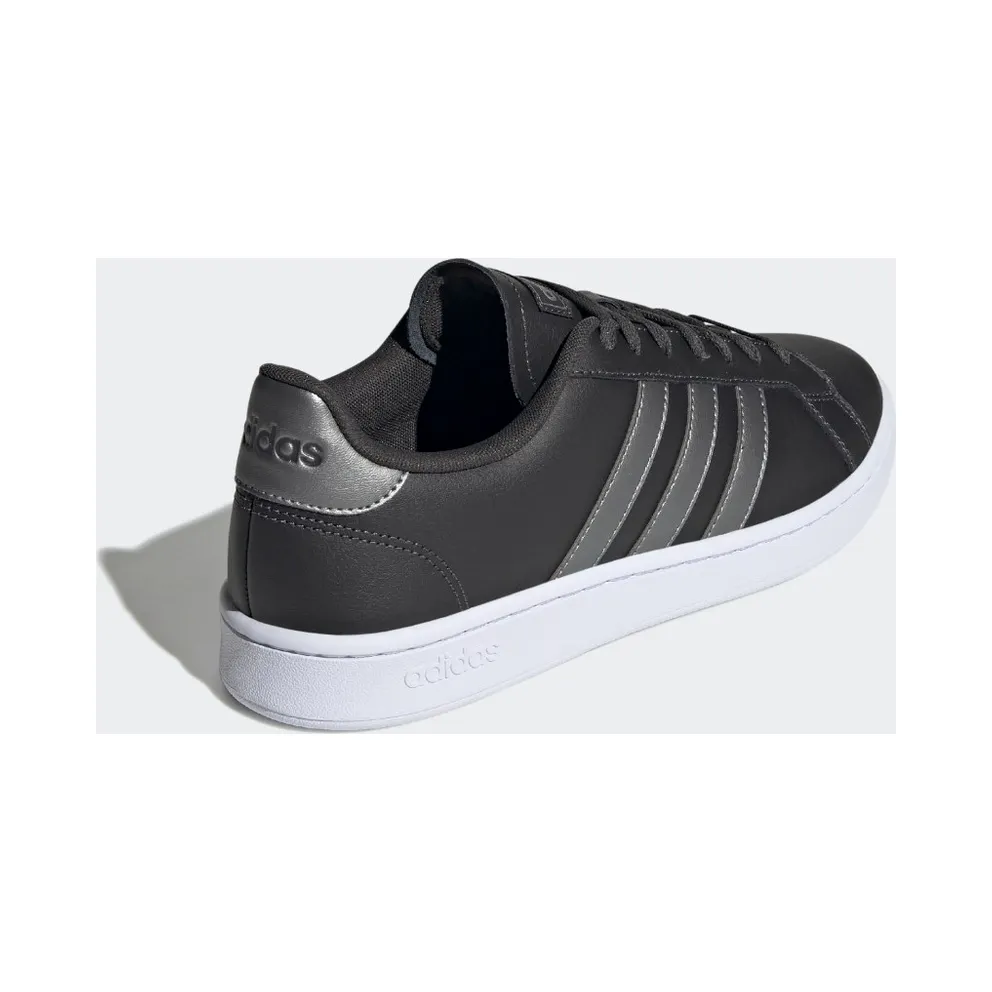 Adidas Grand Court Carbon / Iron Metallic / Cloud White (H04547)