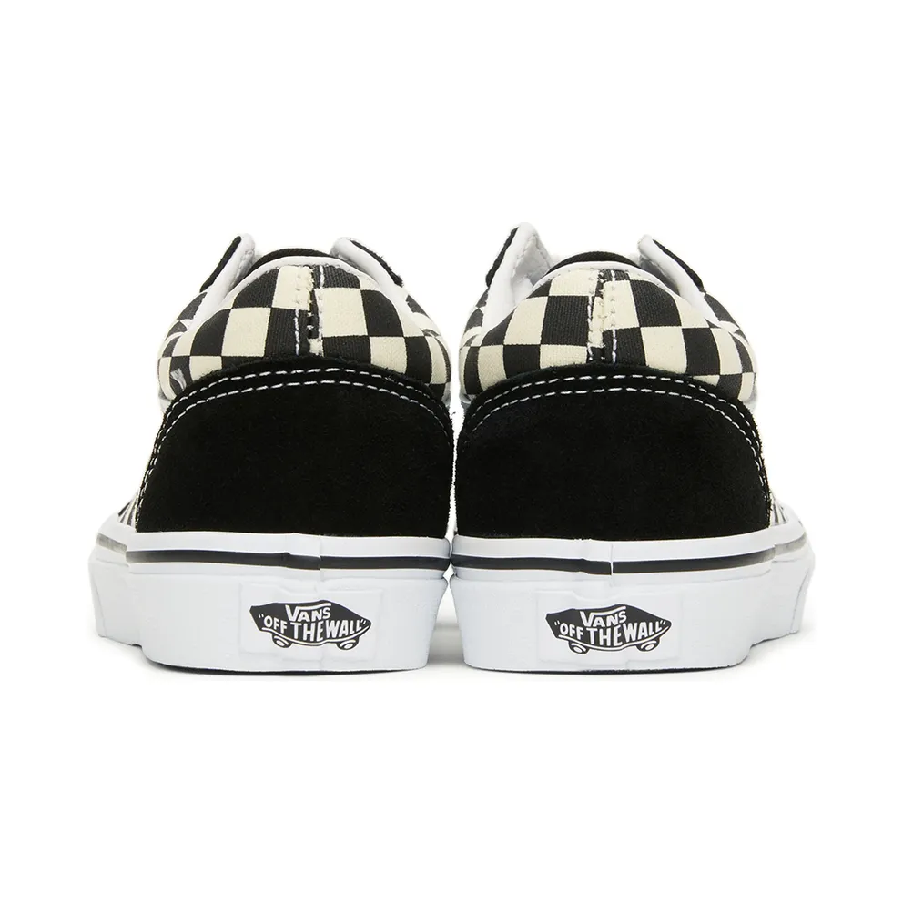Vans Kids Black & White Checkerboard Old Skool Little Kids (VN0A38HBP0S1)