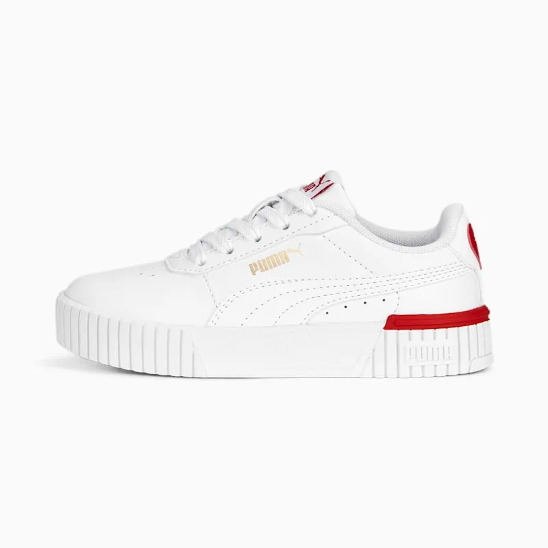 Puma Carina 2.0 Red Thread PS “White / Red” (389747-01)