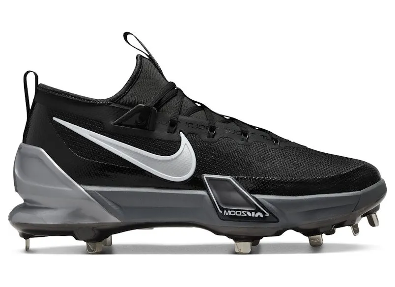 Nike Force Zoom Trout 9 Elite Black Anthracite White Metallic Silver (FB2906-003)