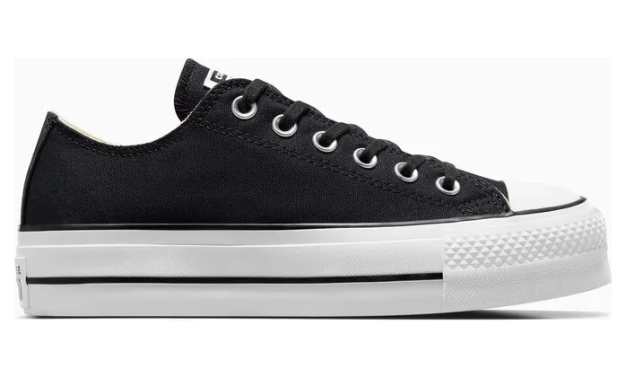 Converse Chuck Taylor All Star Platform Canvas Low Top Black Black (560250C)