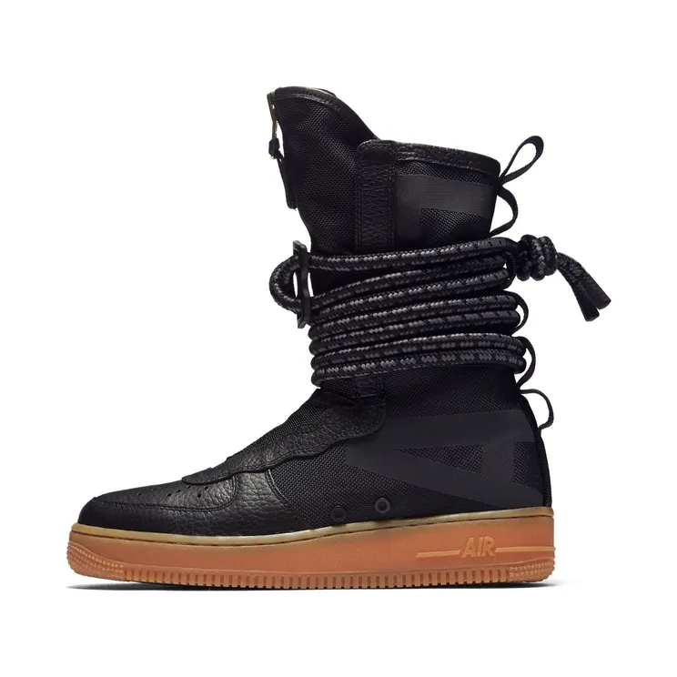 Nike SF Air Force 1 High Black Gum (W) “Black / Gum Light Brown” (AA3965-001)