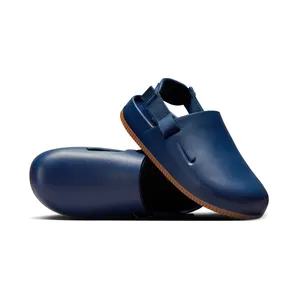 Nike Calm Mule “Navy / Gum Medium Brown” (FD5131-400)