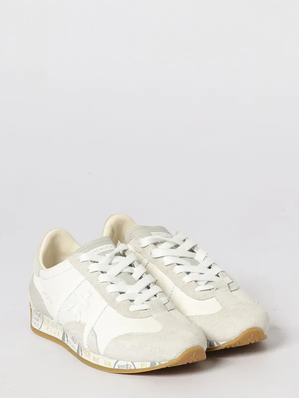 Premiata Jackyx Leather and Suede Bicolor White (JACKYXD8221)