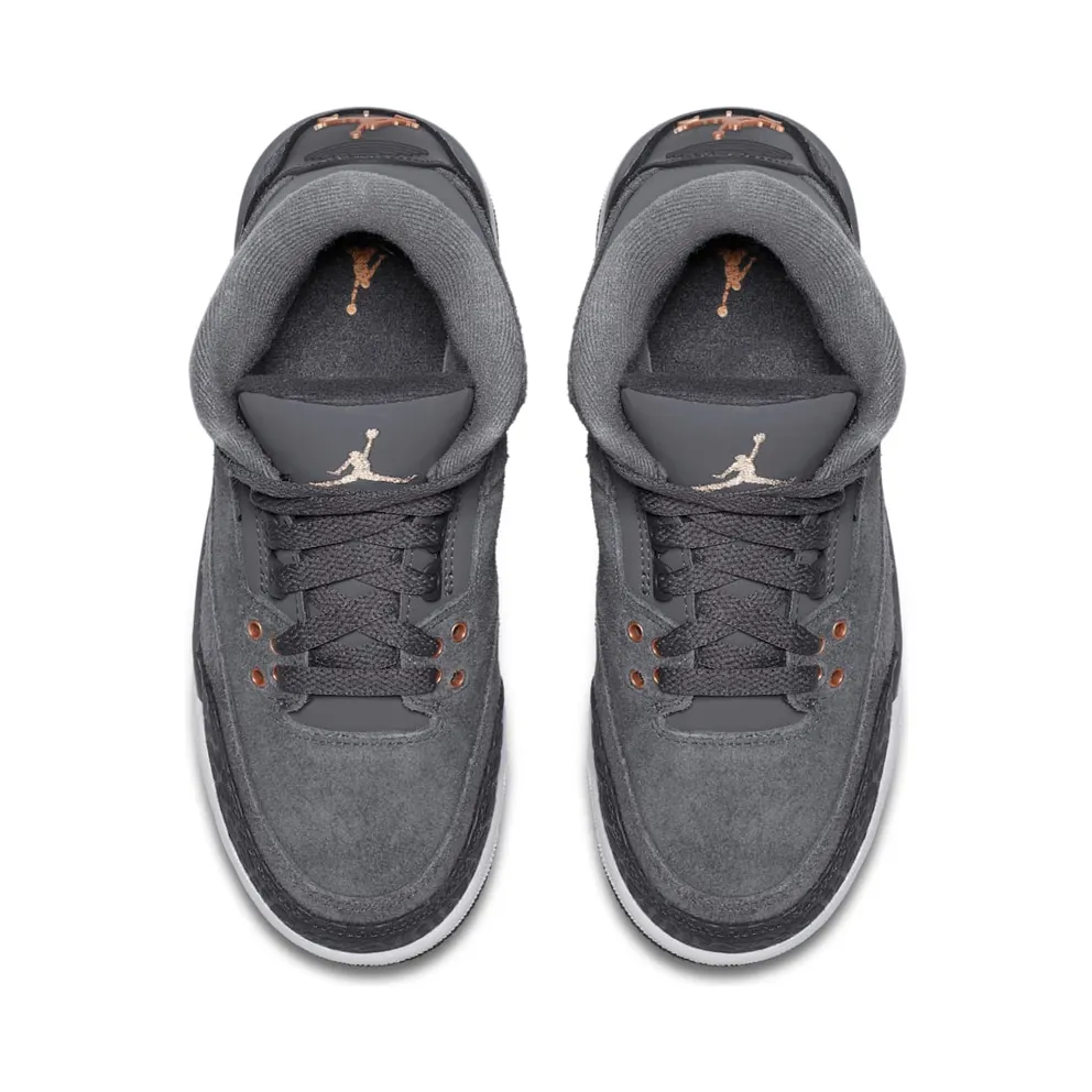 Jordan 3 Retro Anthracite (GS) Anthracite/Metallic Red Bronze-White-Dark Grey (441140-035)