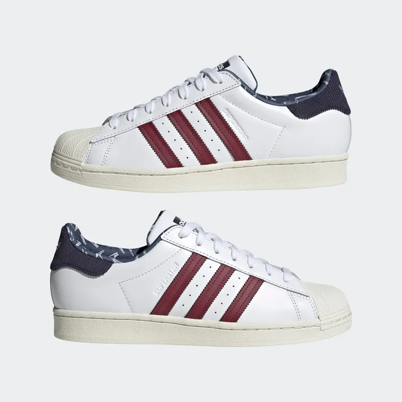 Adidas Superstar Cloud White / Collegiate Burgundy / Shadow Navy (HP9845)