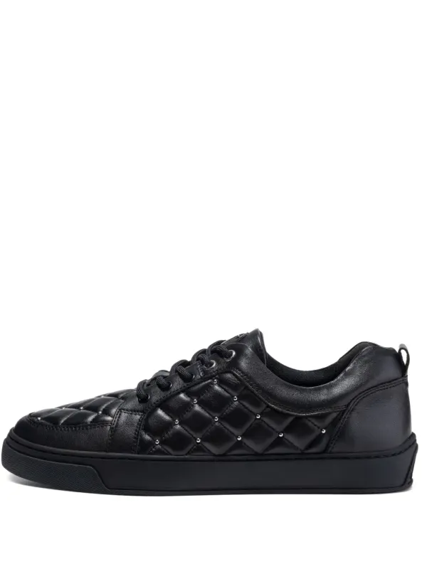 Leandro Lopes Ezio with gewatteerd patroon – Black (LL092P70)