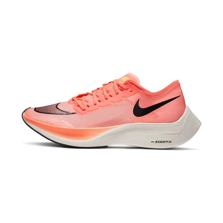 Nike ZoomX Vaporfly Next% Pink “Bright Mango / Citron Pulse / Black / Blackened Blue” (AO4568-800)
