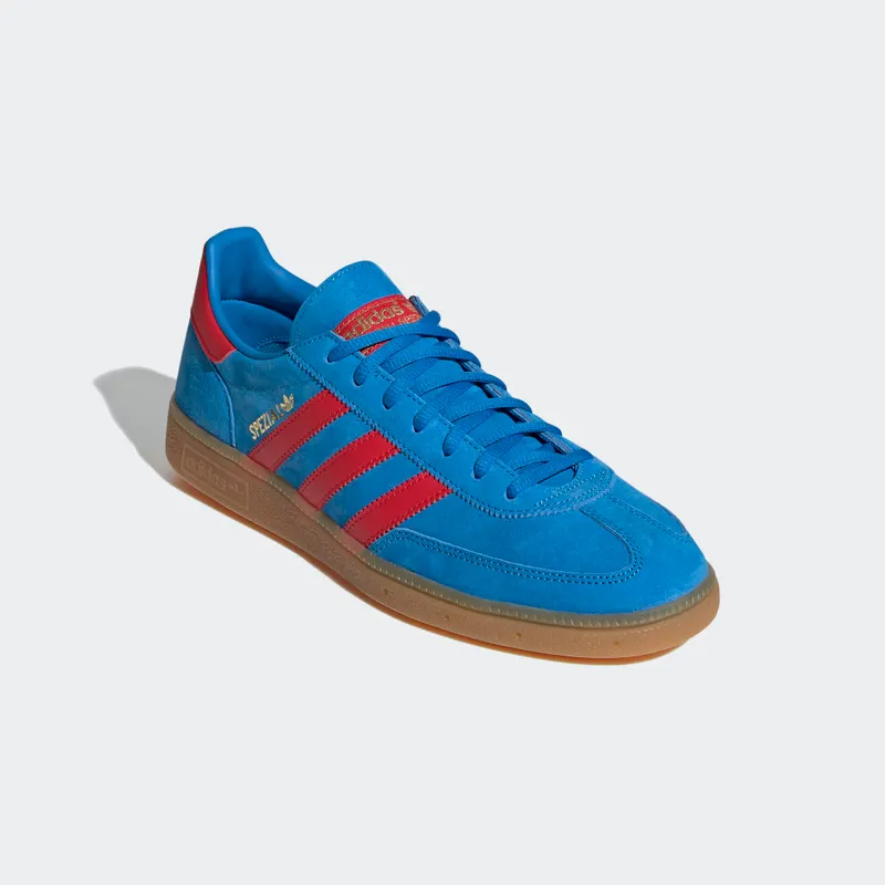 adidas Handball Spezial Bright Blue / Vivid Red / Gold Metallic (FX5675)