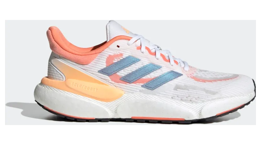 adidas Solarboost 5 Laufschuh Cloud White / Silver Violet / Coral Fusion (HP5673)