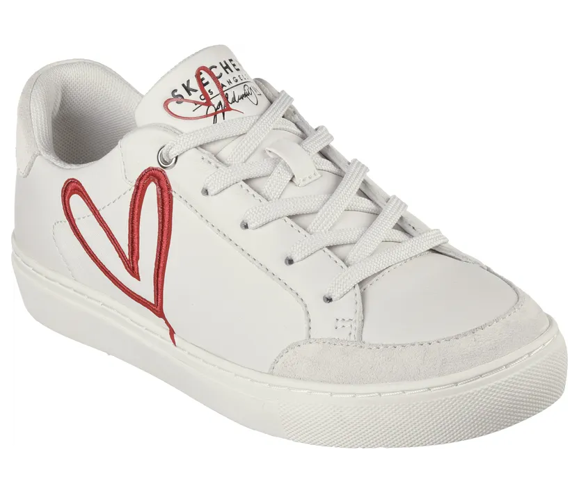 Skechers JGoldcrown: Side Street Lonely Heart “White / Red (177983 Wrd)” (177983WRD)