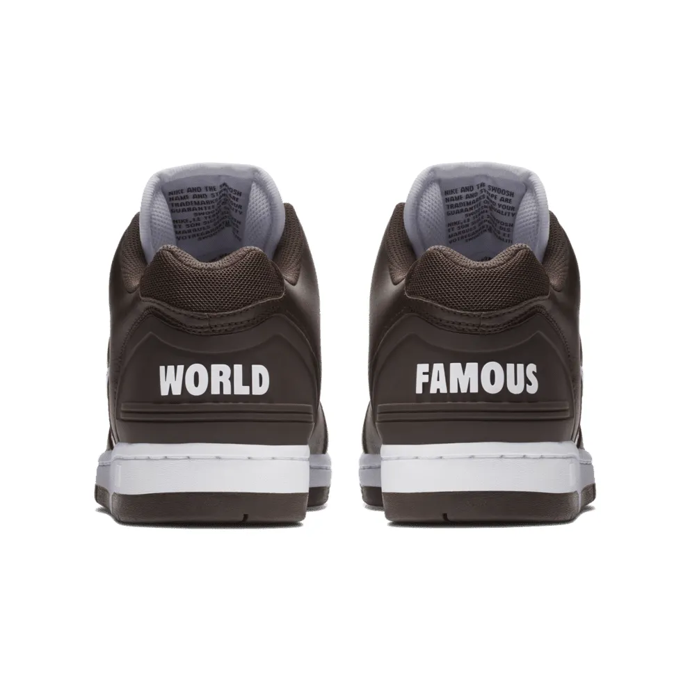Nike SB Air Force 2 Low Supreme Brown Baroque Brown/White-Baroque Brown (AA0871-212)