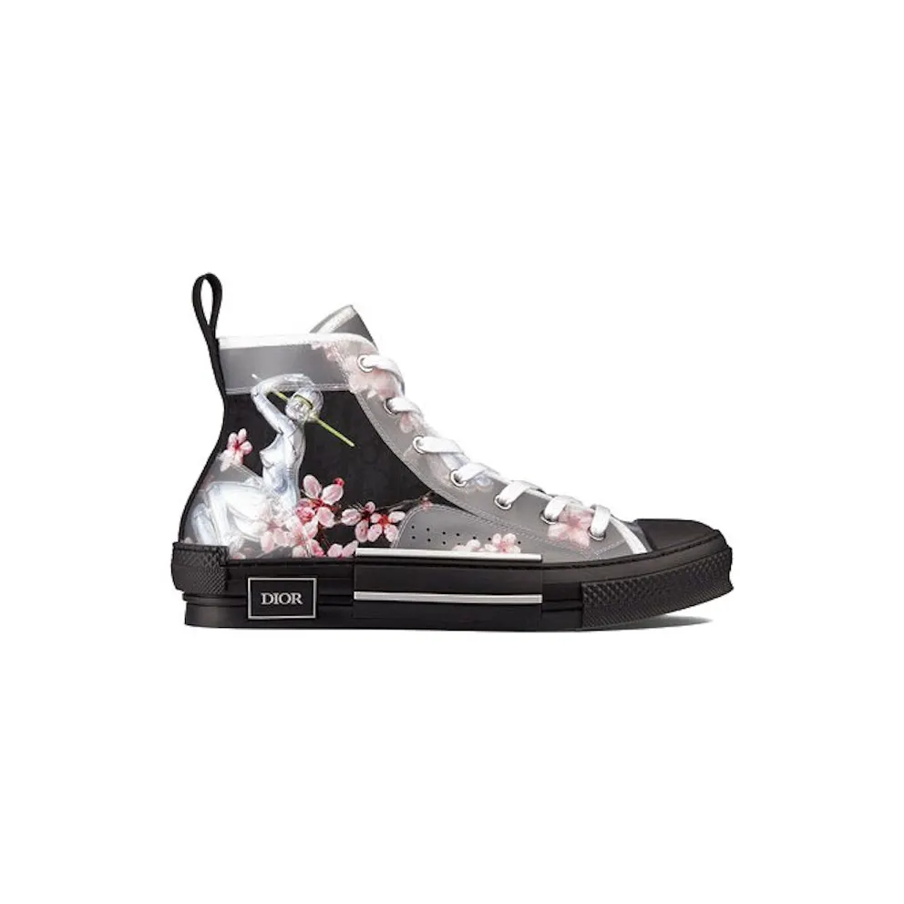 Dior B23 High Canvas Sorayama Robot Black (3SH118YND_H963)